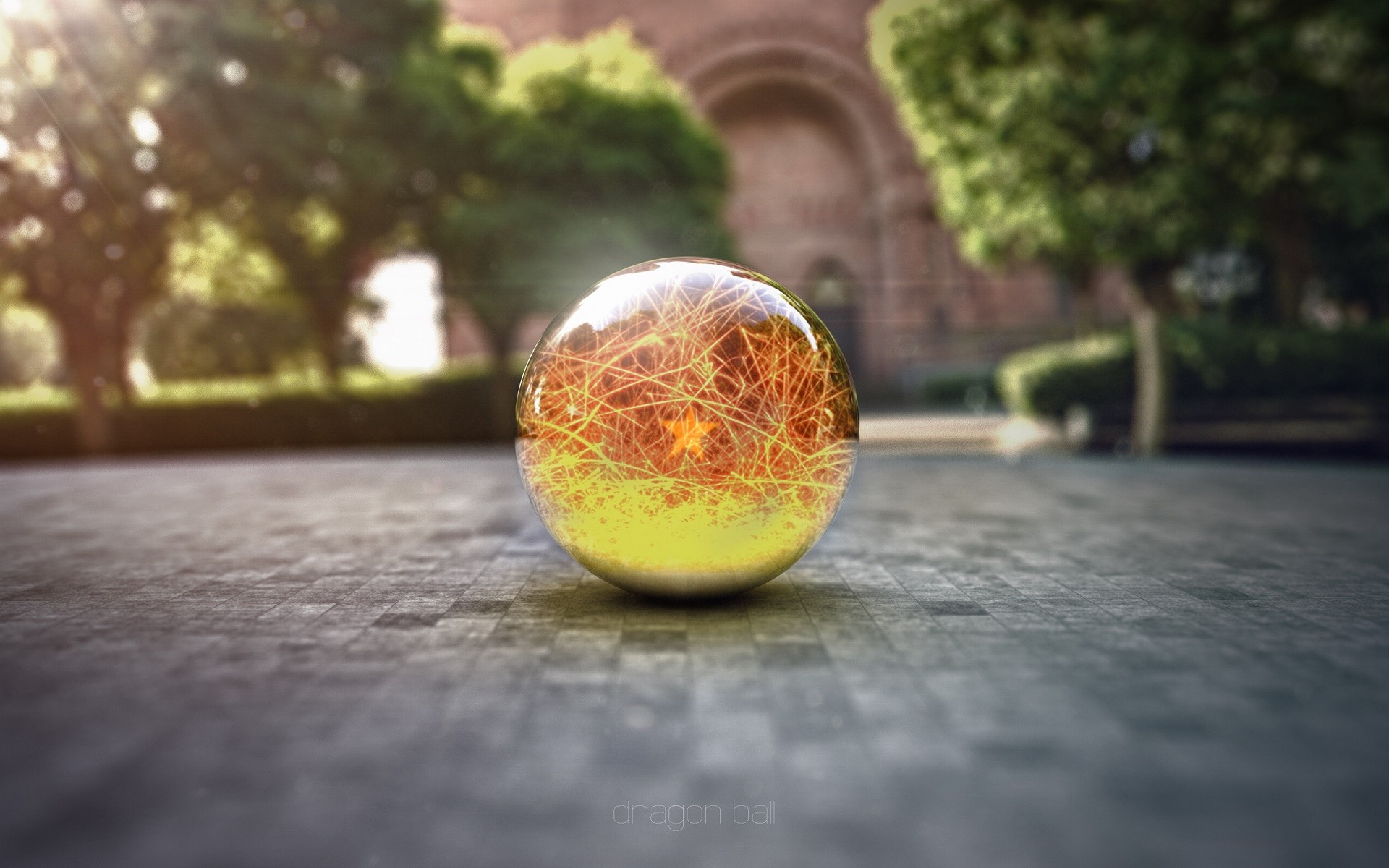 Dragon Ball, Digital Art, Marble, Sphere Wallpaper