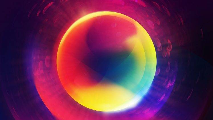 digital Art, Colorful, Sphere HD Wallpaper Desktop Background