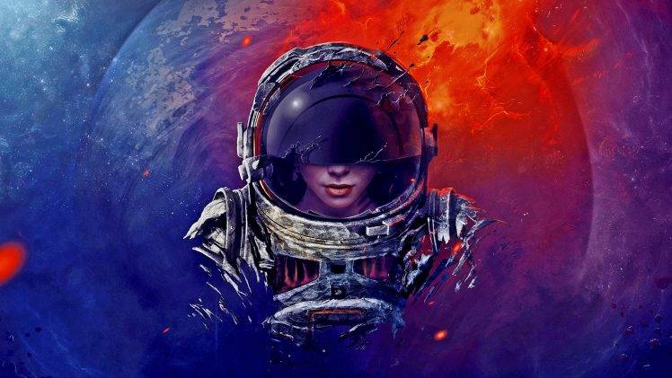 science Fiction, Astronauts, Digital Art HD Wallpaper Desktop Background