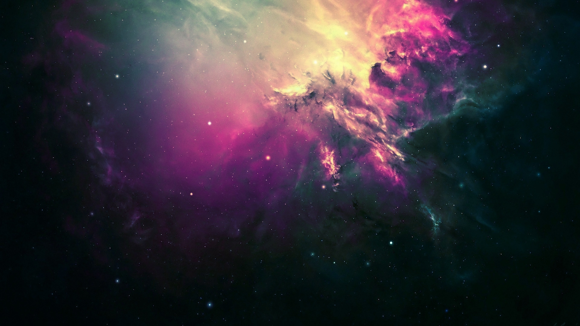 stars, Nebula, Digital Art, Color Correction Wallpapers HD / Desktop ...