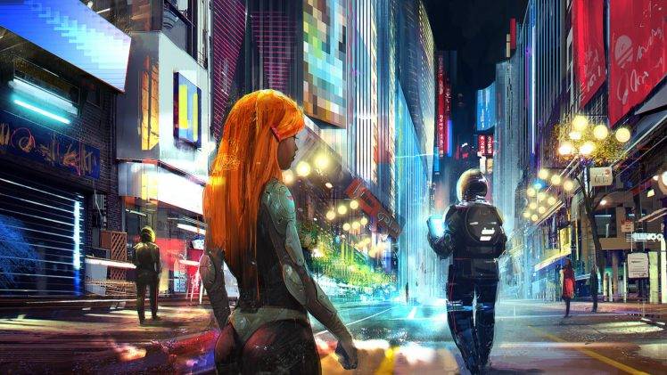 women, Science Fiction, Digital Art, Futuristic HD Wallpaper Desktop Background