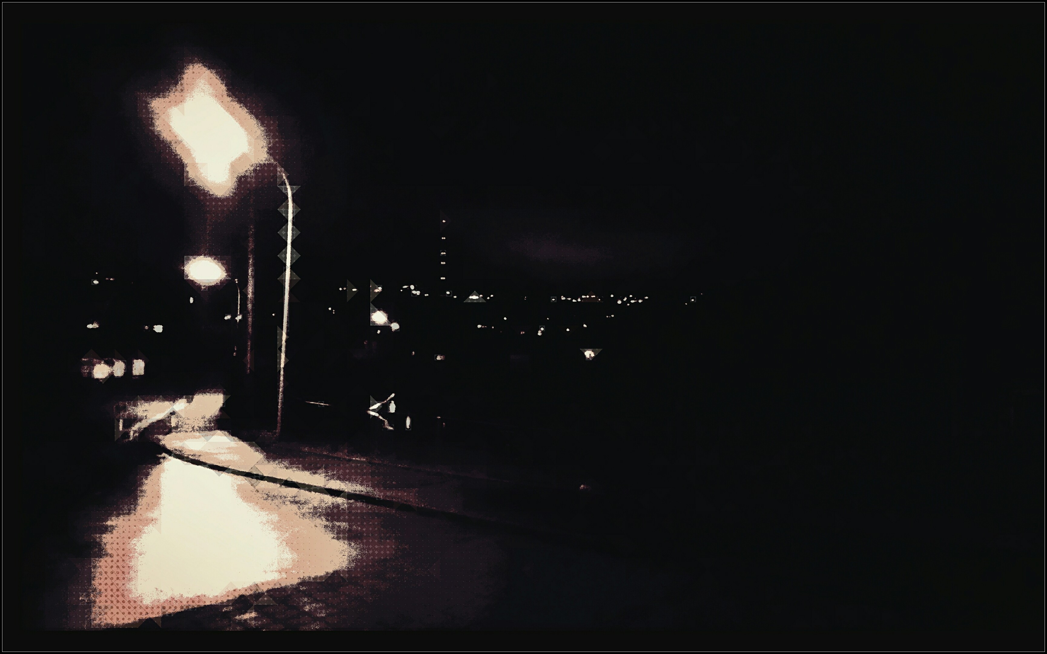 night, City At Night, Digital Art Wallpaper
