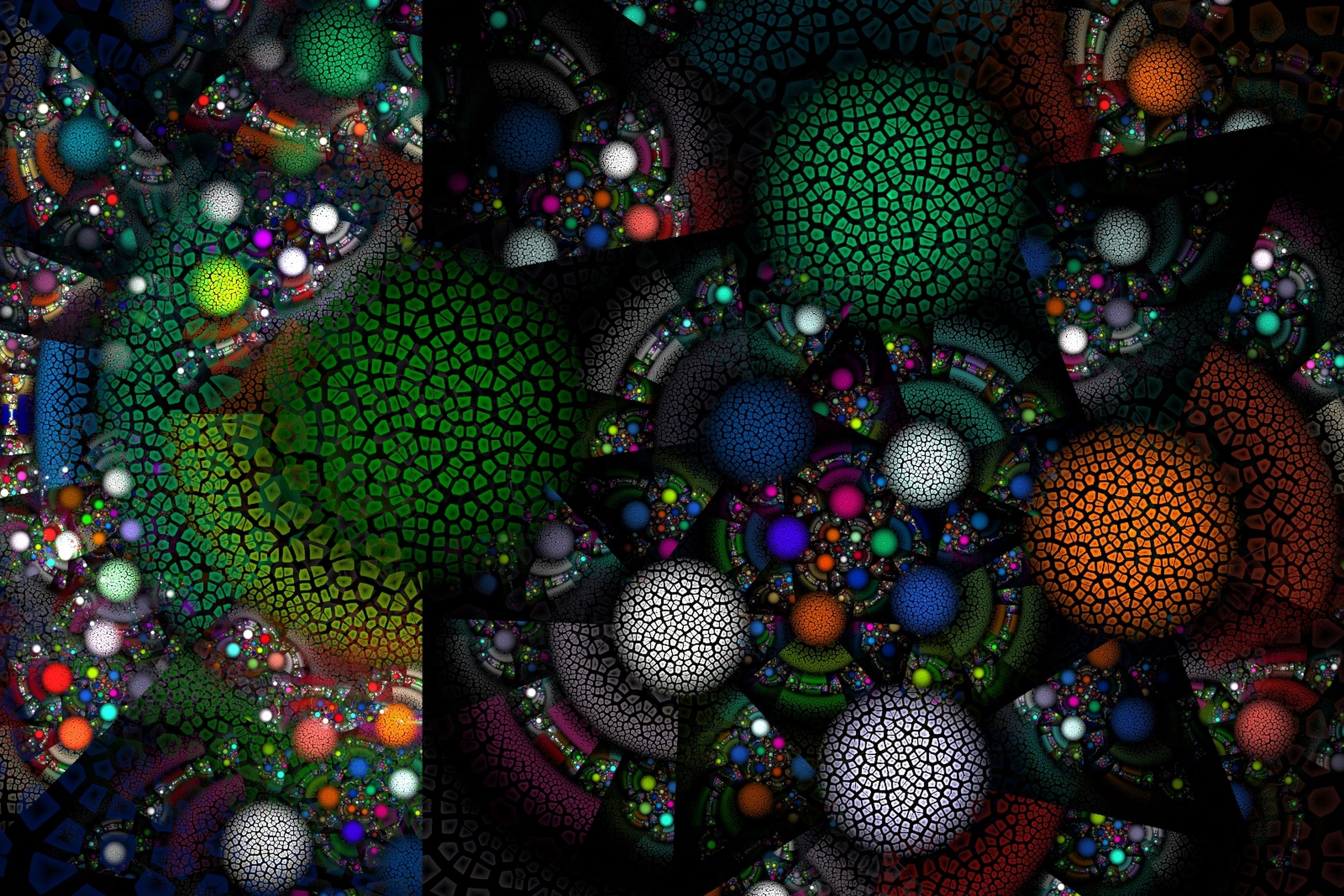 abstract, Sphere, Fractal Wallpaper