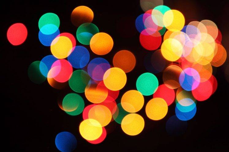 lights, Colorful, Circle, Blurred, Abstract HD Wallpaper Desktop Background