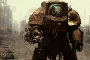 Warhammer 40, 000, Digital Art, Space Marines