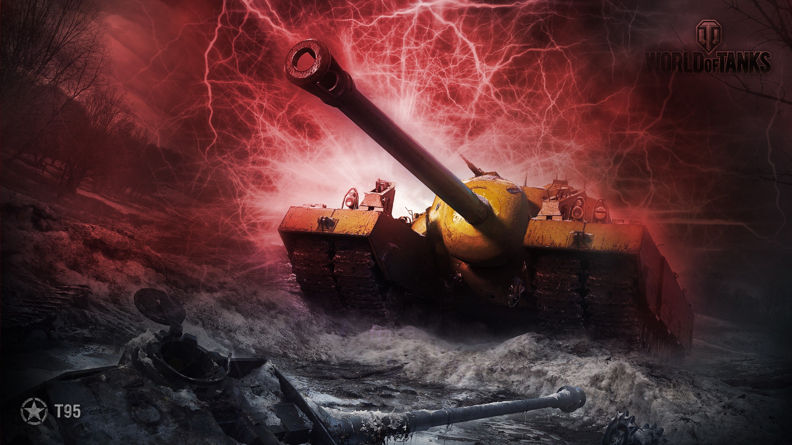 red, Electric, Tank, Explosion, Abstract, T95 Wallpaper