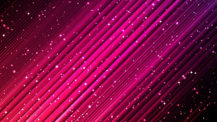 space, Abstract, Lines, Pink, Stars HD Wallpaper Desktop Background