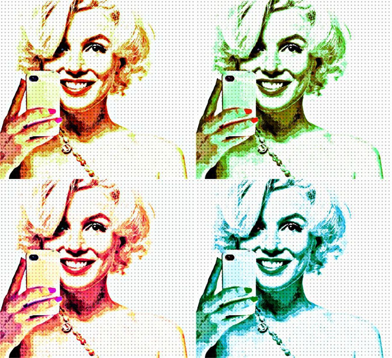 digital Art, Marilyn Monroe, Popart, Artwork, Model, ICO, Icon, Women, Selfies, Photography Wallpaper