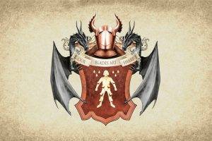 Game Of Thrones, Artwork, Paper, Bolton, Coats Of Arms, Sigils
