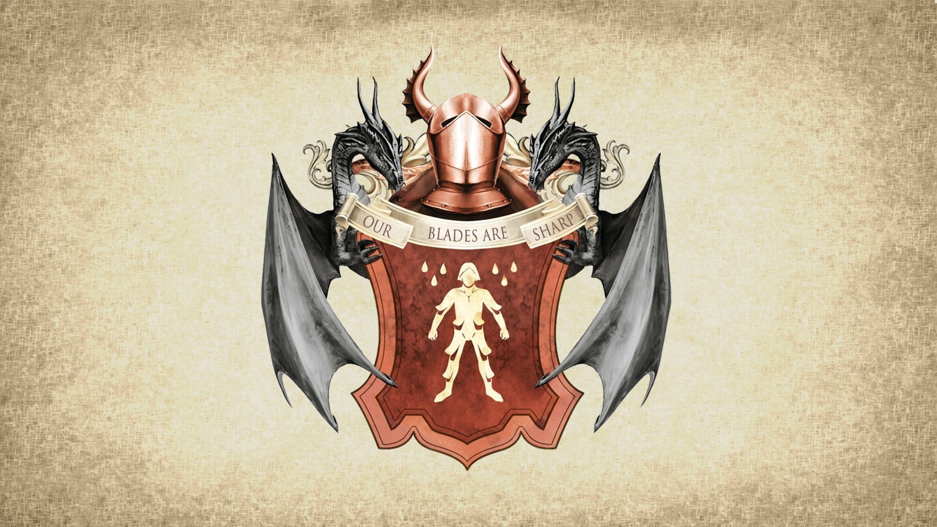 Game Of Thrones, Artwork, Paper, Bolton, Coats Of Arms, Sigils Wallpaper