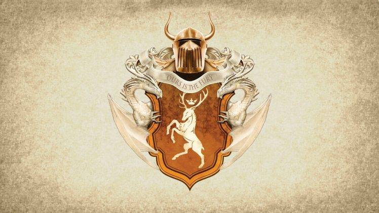 artwork, Paper, Coats Of Arms, Crest, House Baratheon, Sigils, Game Of Thrones HD Wallpaper Desktop Background