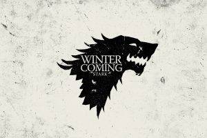 Game Of Thrones, Sigils, House Stark, Winter Is Coming