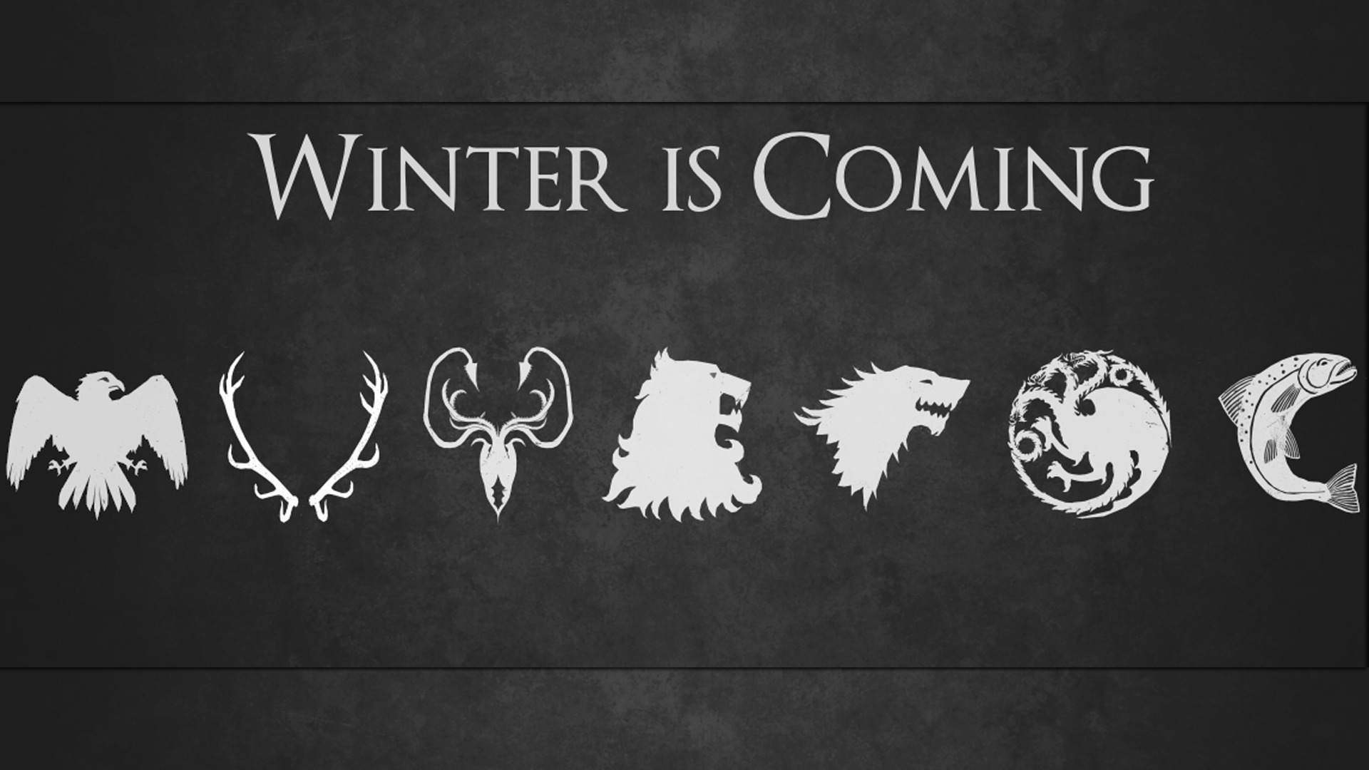 Game Of Thrones, Sigils, Winter Is Coming Wallpaper