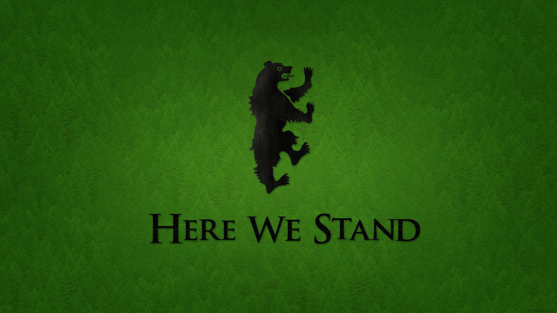 Game Of Thrones, Sigils, House Mormont Wallpaper