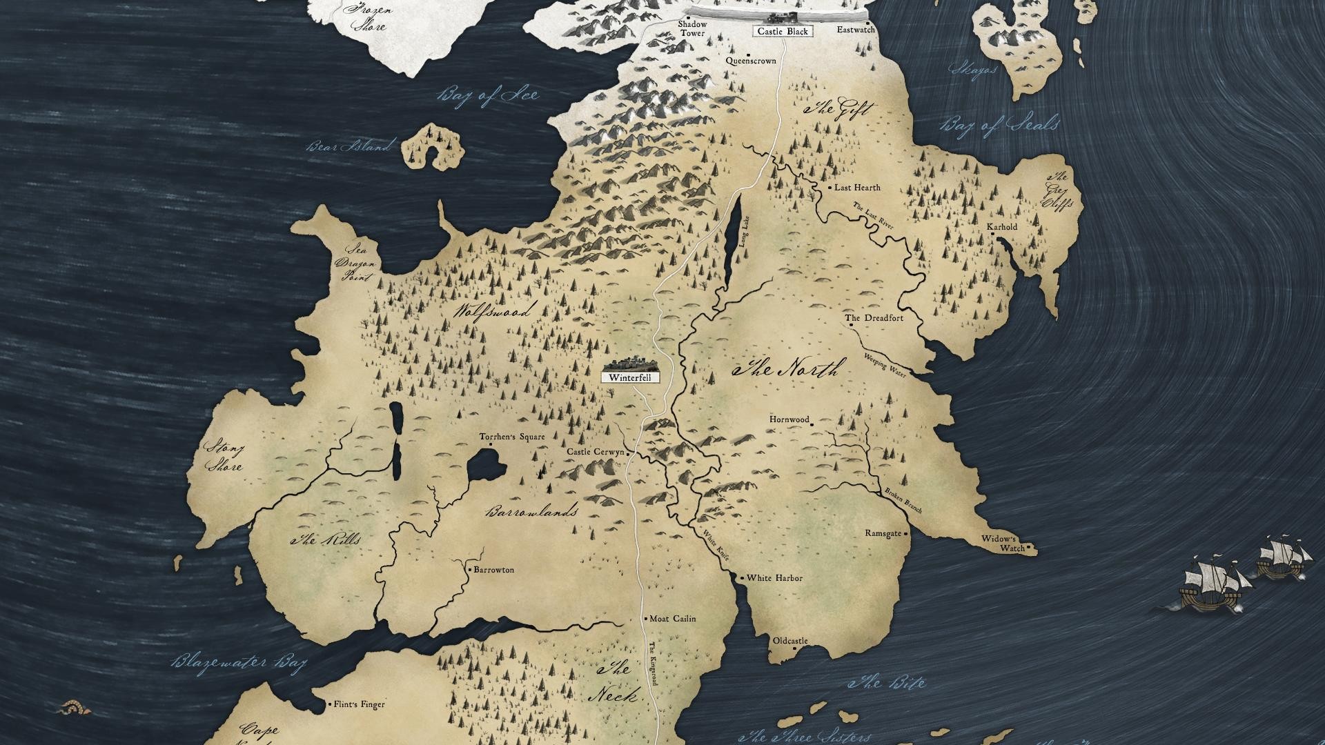 Game Of Thrones, Map Wallpaper