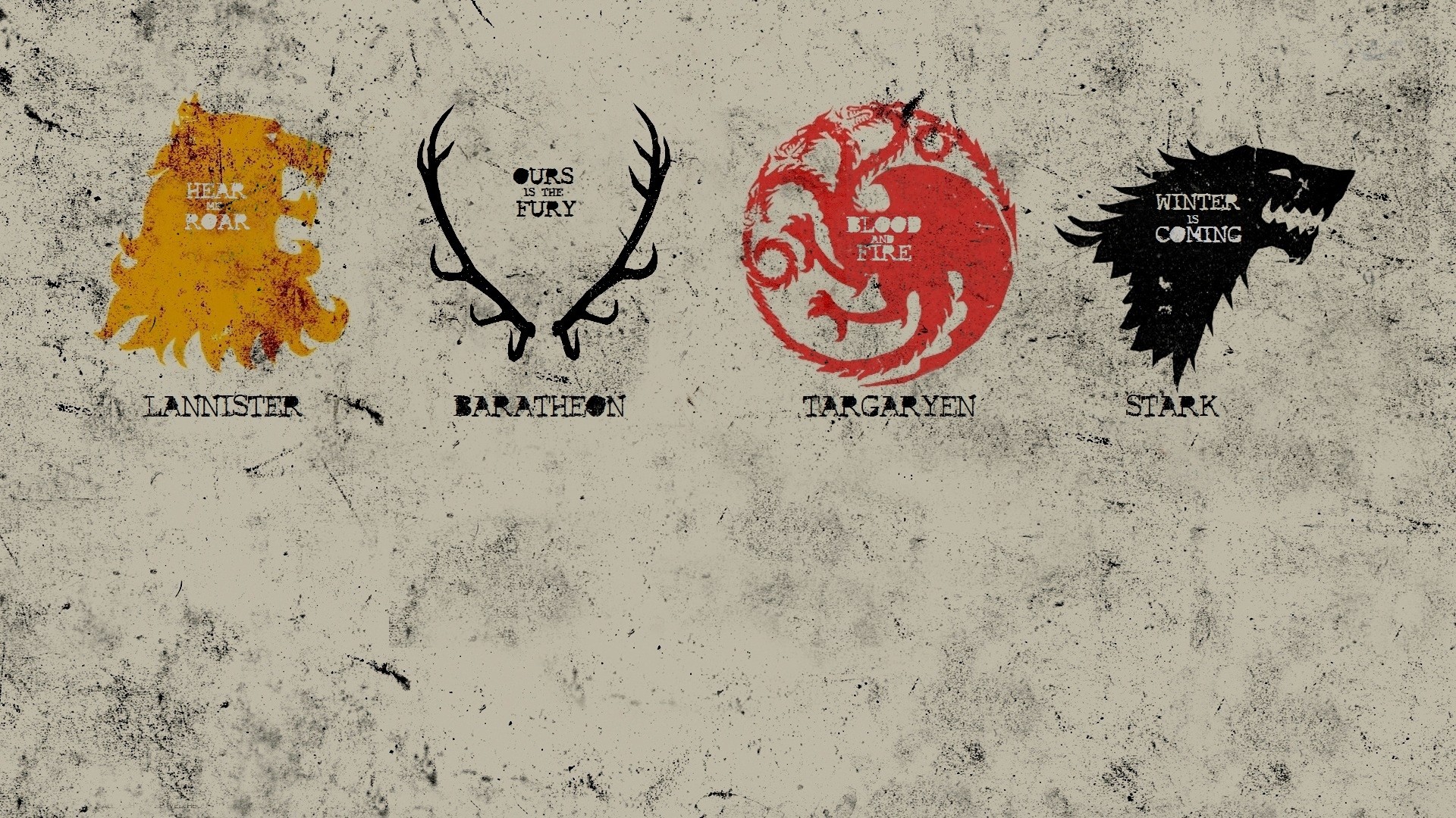 Game Of Thrones, A Song Of Ice And Fire, Sigils, Poster Wallpaper