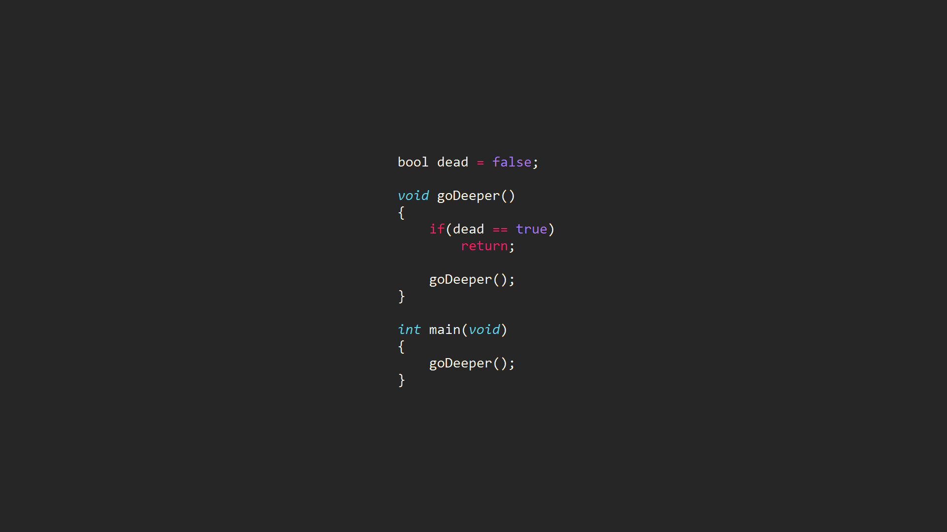 code, Computer, Syntax Highlighting, Inception, Programming, Programming Language, C (programming Language) Wallpaper