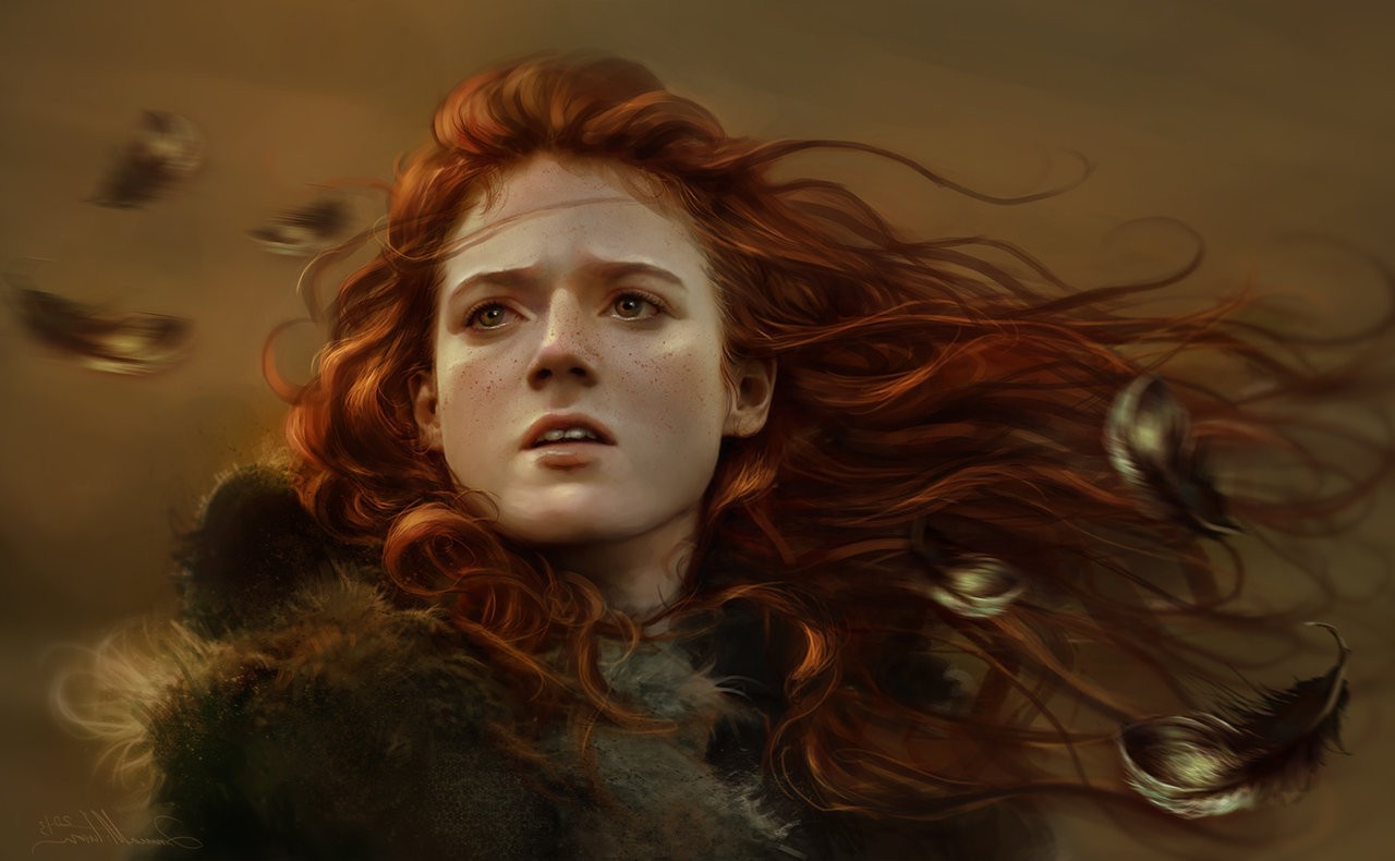 redhead, Artwork, Women, Face, Game Of Thrones, Ygritte Wallpaper