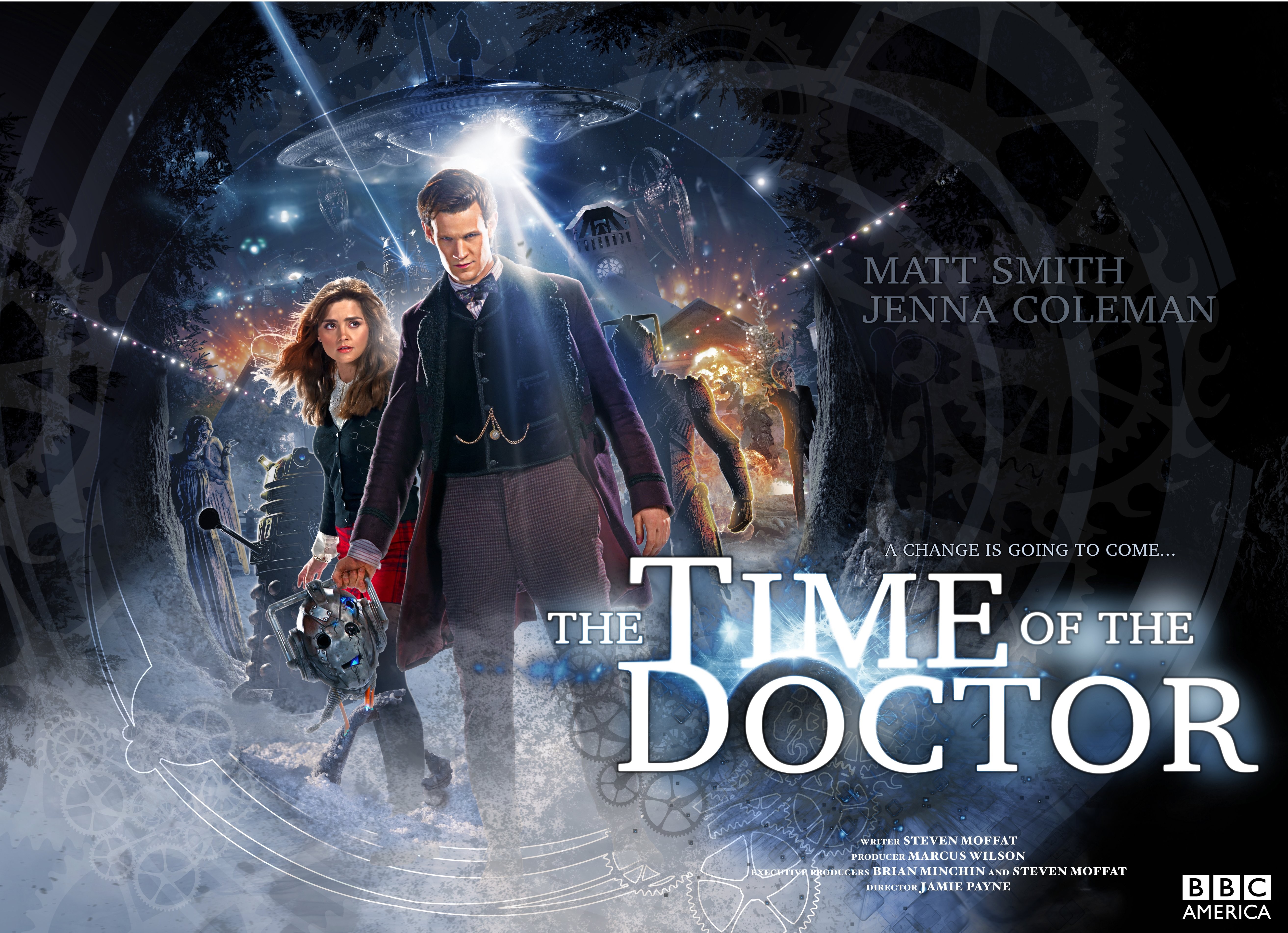 Doctor Who, The Time Of The Doctor, Matt Smith, Jenna Coleman, The Doctor, Eleventh Doctor Wallpaper