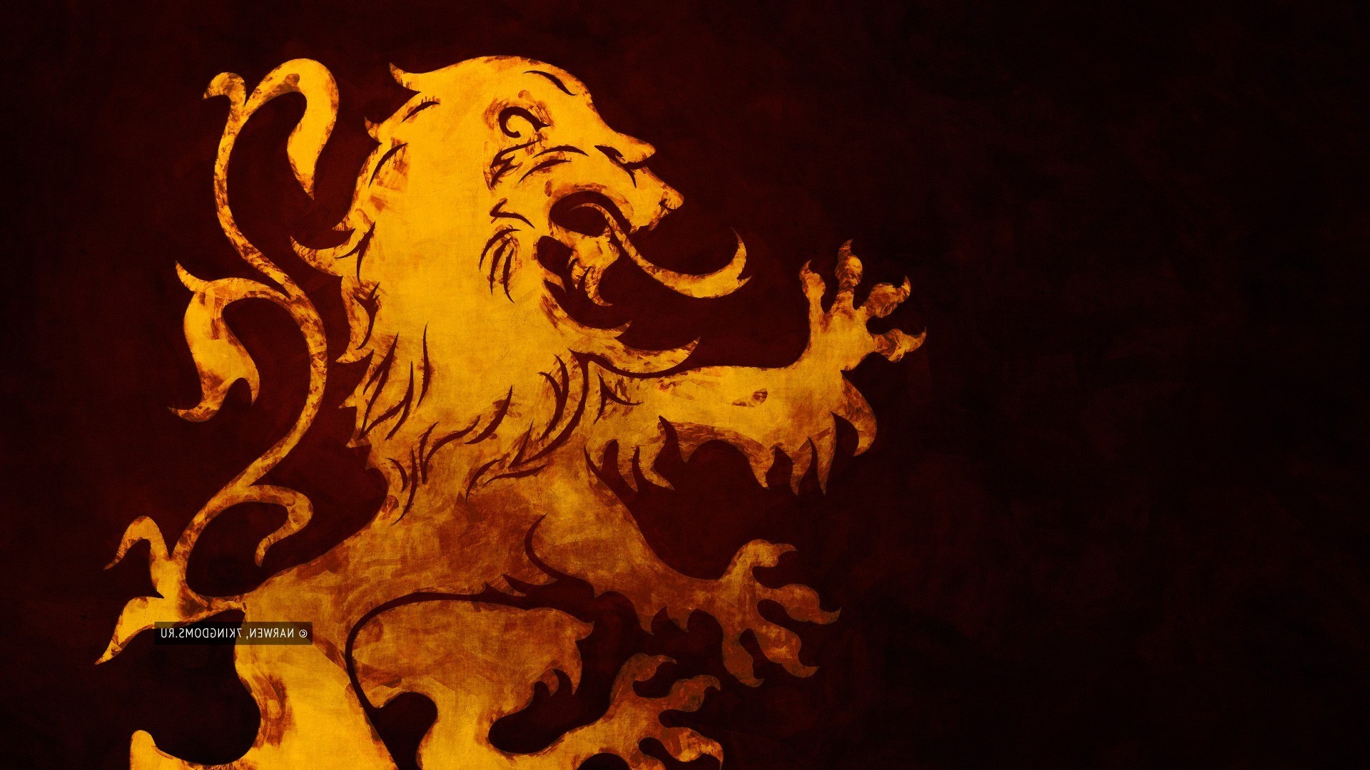 Game Of Thrones, House Lannister, Lion Wallpaper