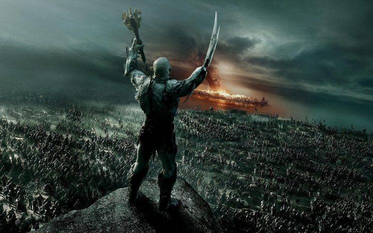 The Hobbit, Azog The Defiler, The Hobbit: The Battle Of The Five Armies, Destruction HD Wallpaper Desktop Background