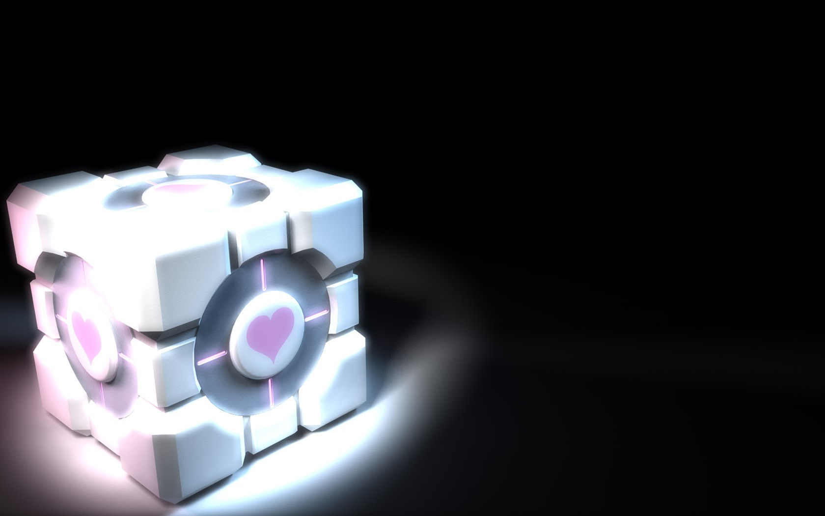 Companion Cube, Portal Wallpaper