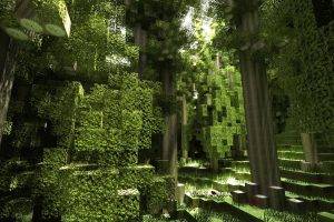 Minecraft, Render, Screenshots, Forest