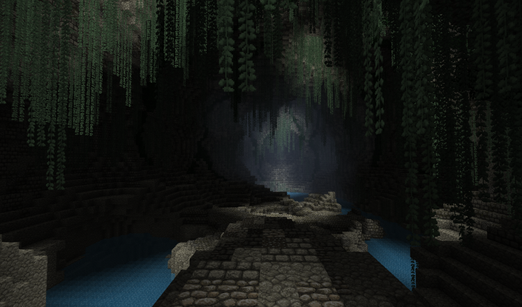 Minecraft, Screenshots, Cave HD Wallpaper Desktop Background