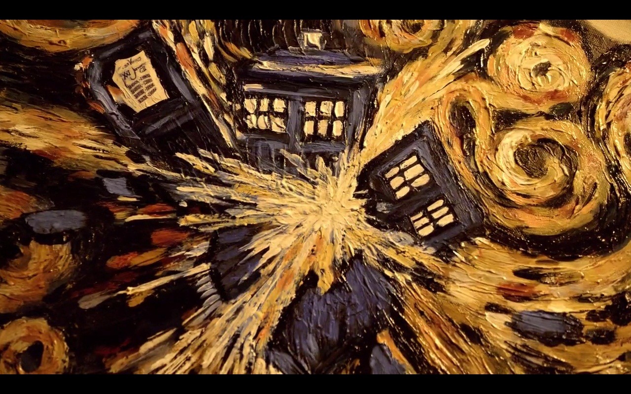 Doctor Who, TARDIS, Vincent Van Gogh Wallpaper