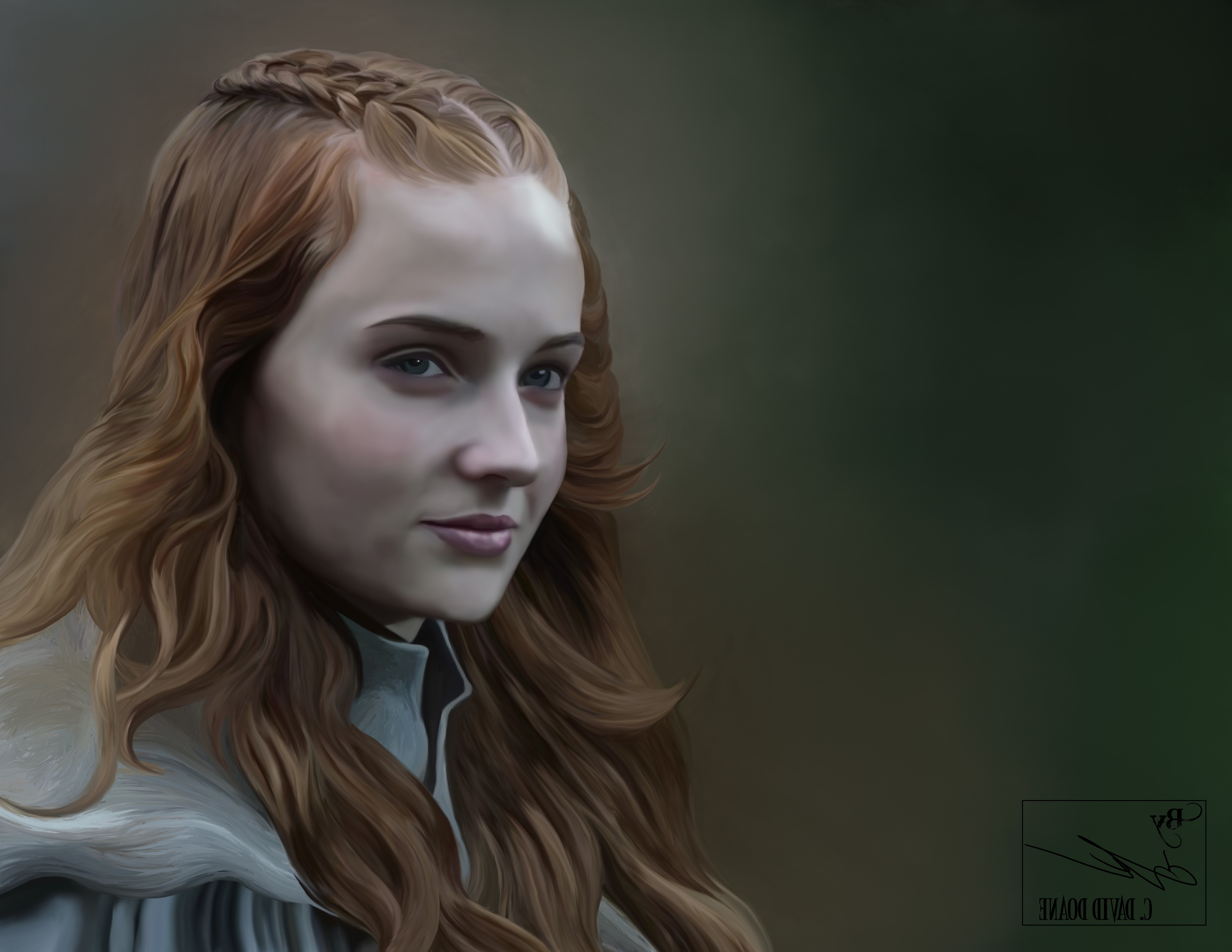 Game Of Thrones, Sansa Stark, Drawing Wallpaper