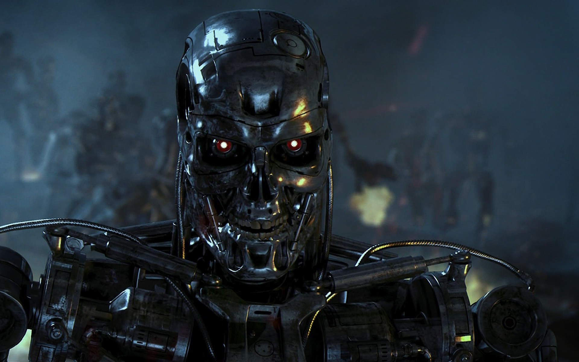 T 800 Terminator Science Fiction Wallpapers Hd Desktop And Mobile Backgrounds