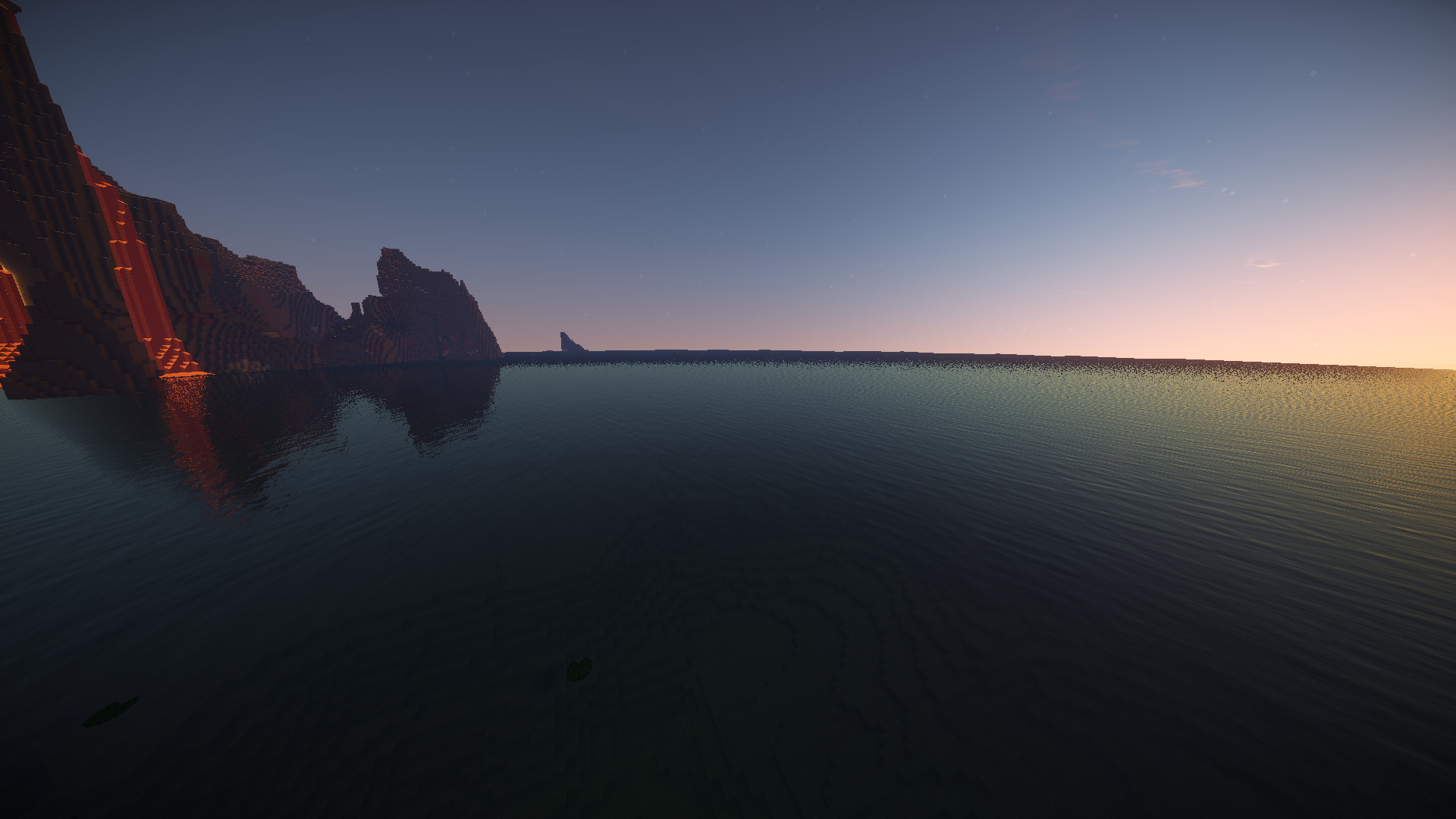 Minecraft, Lava, Water, Sun, Sea Wallpapers HD / Desktop