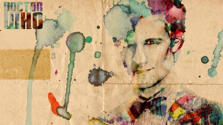 Doctor Who, Eleventh Doctor, Paint Splatter, Watercolor HD Wallpaper Desktop Background