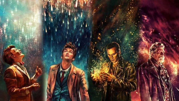 Doctor Who, Alicexz, Tenth Doctor, Eleventh Doctor, Artwork HD Wallpaper Desktop Background