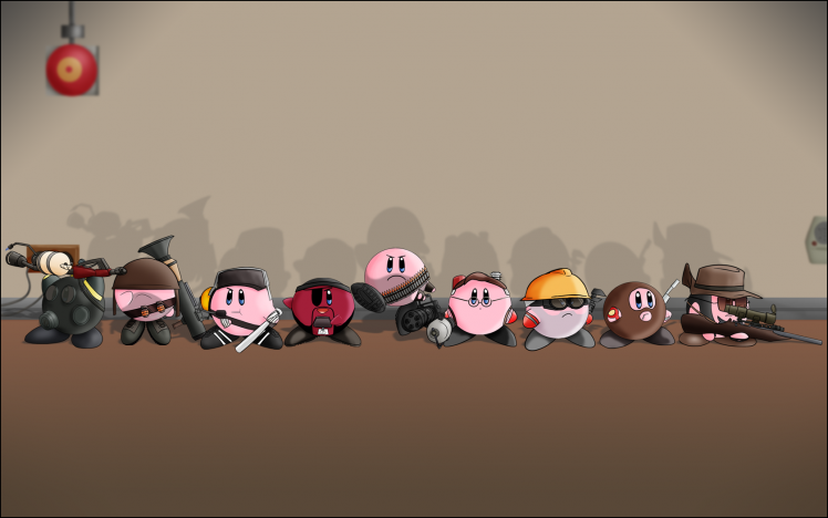 Kirby, Team Fortress 2 HD Wallpaper Desktop Background