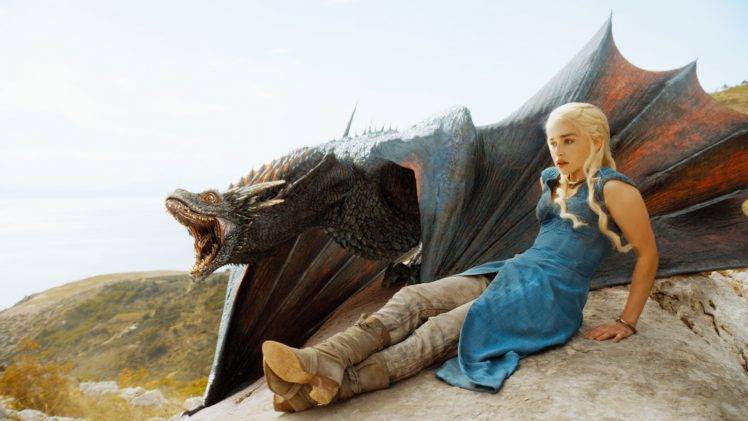 Daenerys Targaryen Emilia Clarke Game Of Thrones Dragon