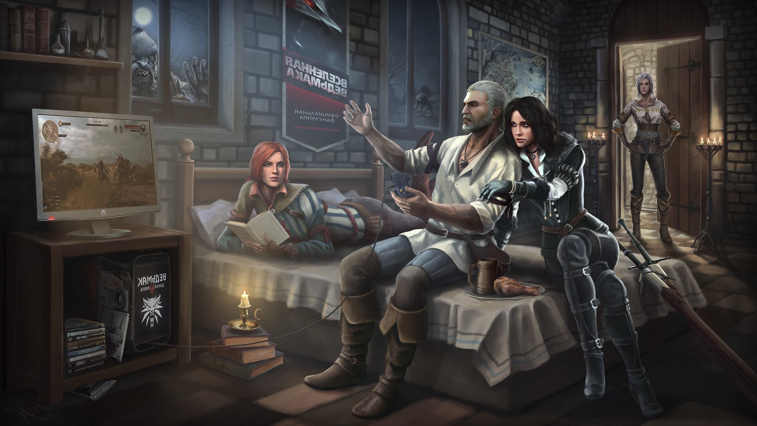 artwork, The Witcher 3: Wild Hunt Wallpapers HD / Desktop and Mobile ...