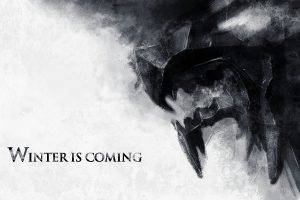 Game Of Thrones, A Song Of Ice And Fire, House Stark, Direwolf, Winter Is Coming