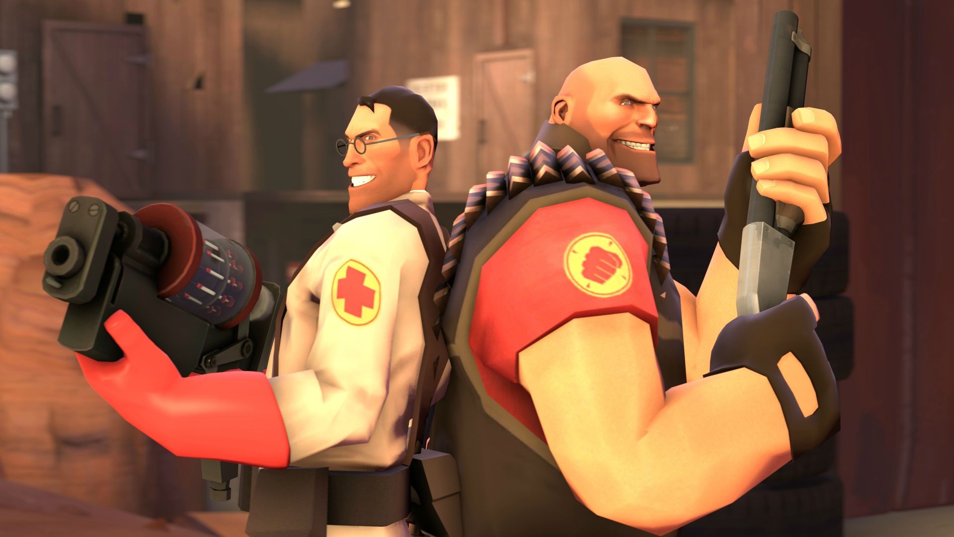 Team Fortress 2, Heavy (charater), Medic Wallpaper