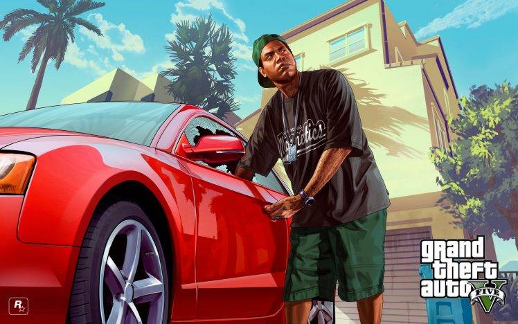 Grand Theft Auto V, Franklin Clinton HD Wallpaper Desktop Background