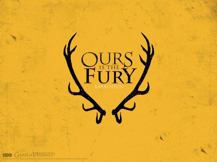 Game Of Thrones, A Song Of Ice And Fire, House Baratheon, Sigils HD Wallpaper Desktop Background
