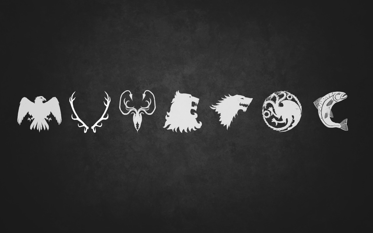 Game Of Thrones, A Song Of Ice And Fire, House Stark, House Baratheon, House Arryn, House Greyjoy, House Lannister, House Targaryen, House Tully, Sigils Wallpaper