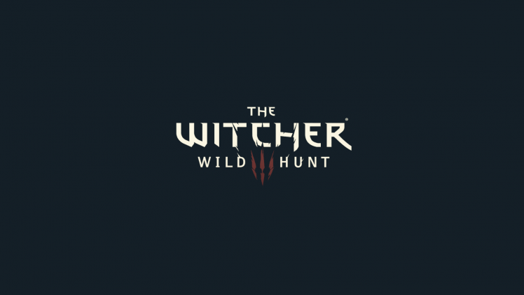 The Witcher 3: Wild Hunt, The Witcher, Logo, Minimalism, Simple, Simple Background HD Wallpaper Desktop Background