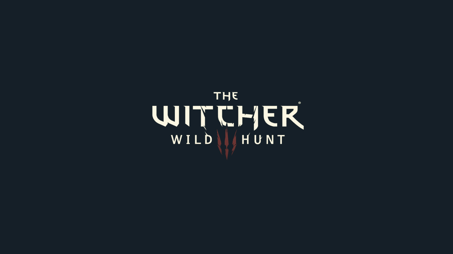 The Witcher 3: Wild Hunt, The Witcher, Logo, Minimalism, Simple, Simple Background Wallpaper