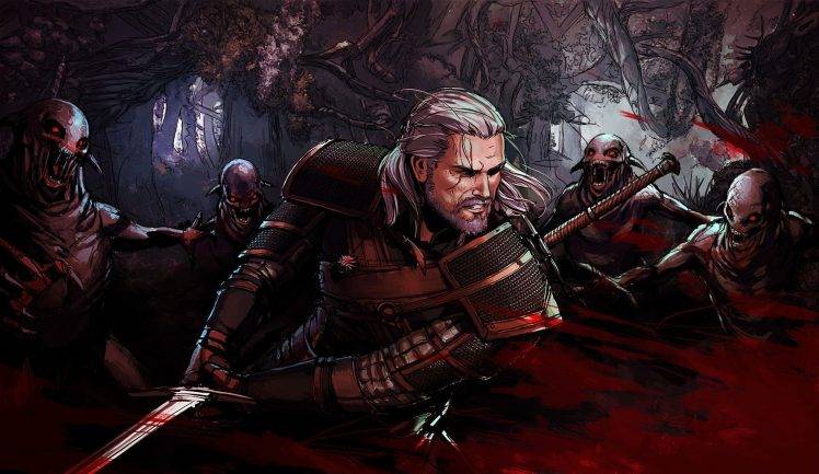 The Witcher 3: Wild Hunt, Geralt Of Rivia, Nekker HD Wallpaper Desktop Background