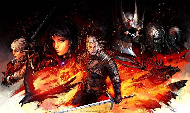 Geralt Of Rivia, The Witcher 3: Wild Hunt, Yennefer Of Vengerberg, Cirilla Fiona Elen Riannon HD Wallpaper Desktop Background