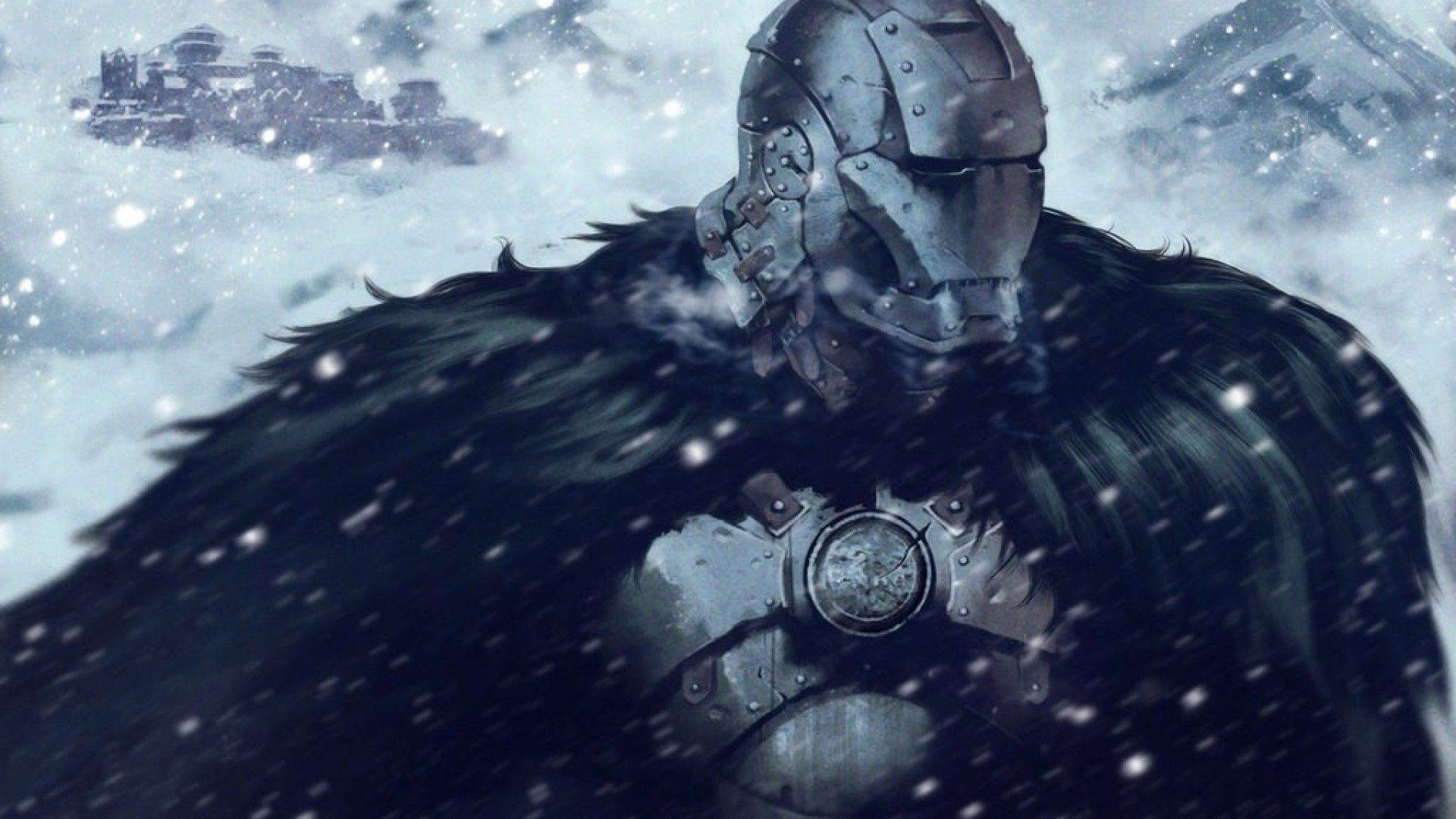 Game Of Thrones, Iron Man, Crossover, Snow, House Stark Wallpaper
