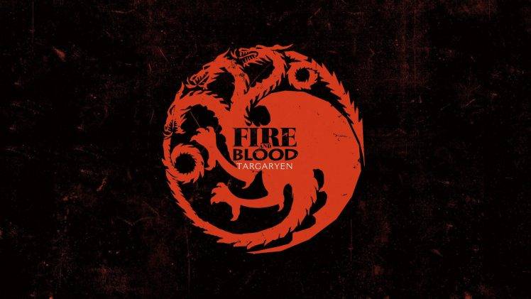 anime, A Song Of Ice And Fire, Game Of Thrones, House Targaryen, Dragon, Grunge, Sigils HD Wallpaper Desktop Background