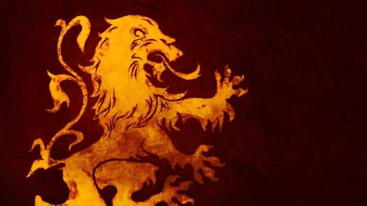 A Song Of Ice And Fire, Game Of Thrones, House Lannister, Lion, Sigils HD Wallpaper Desktop Background