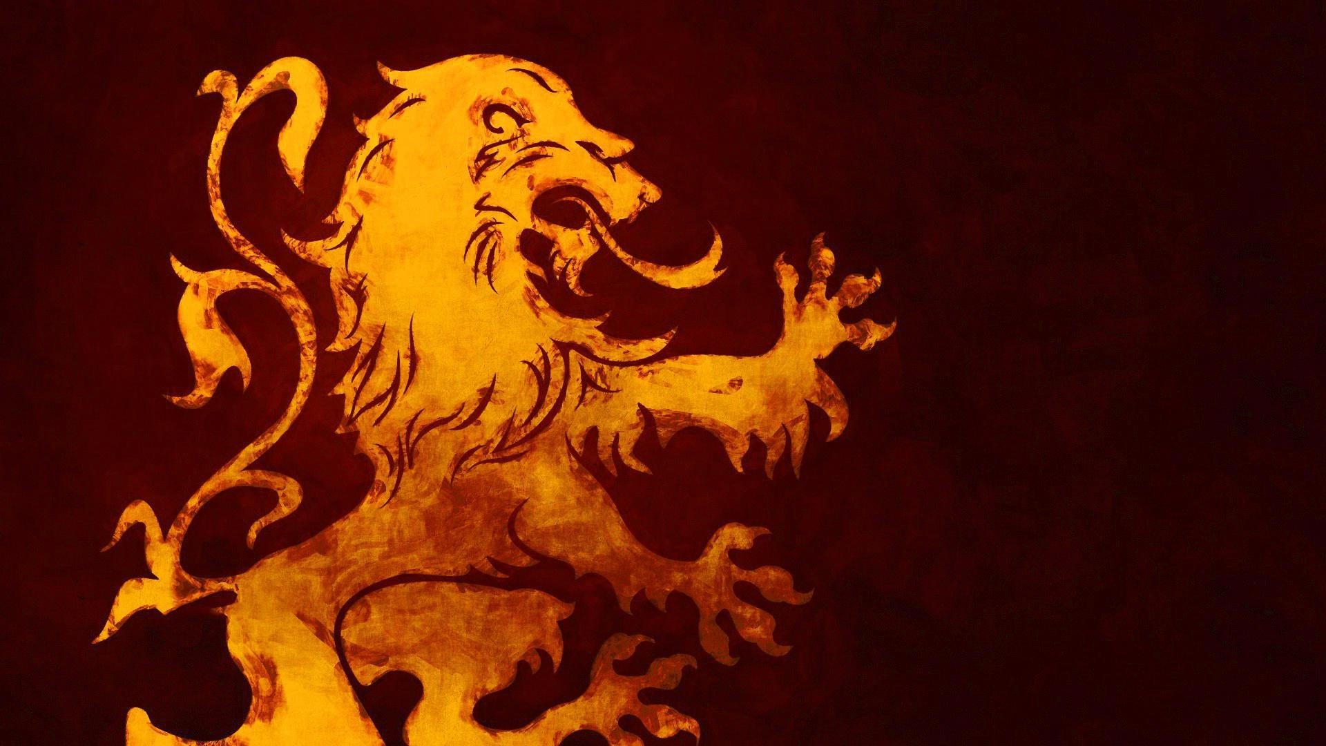 A Song Of Ice And Fire, Game Of Thrones, House Lannister, Lion, Sigils Wallpaper